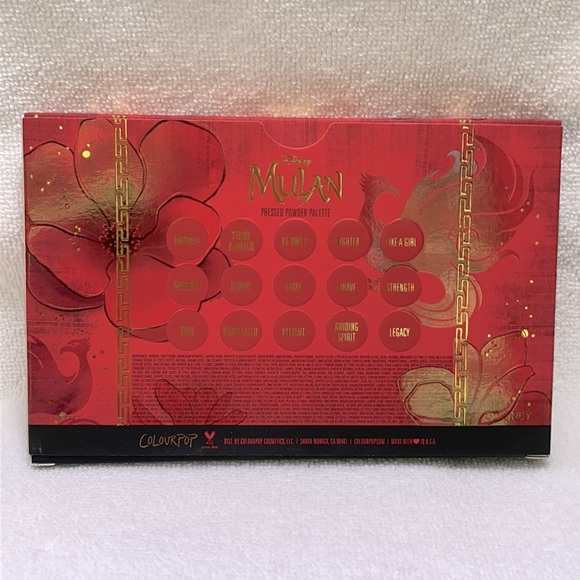 🛑LAST 1🛑NWT RARE MULAN COLOURPOP CP EYESHADOW PALETTE DISNEY EXCELLENT SHADOW - Picture 6 of 7